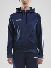 Craft Hoodie Fullzip Pro Control navy blue/white Women